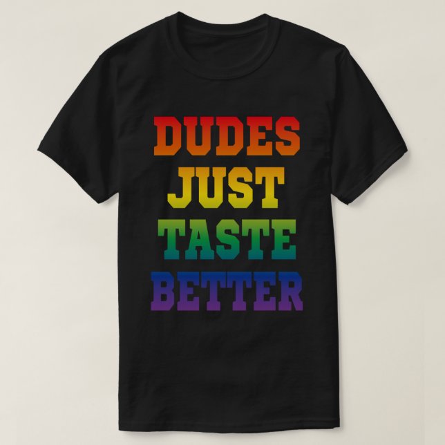 Los dudes saben mejor camiseta esencial (Diseño del anverso)
