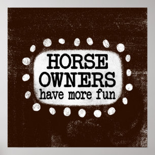 Los dueños de caballos tienen más Posters de arte 