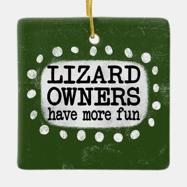 Los Dueños De Lizard Tienen Un Ornamento Más Diver (Anverso)
