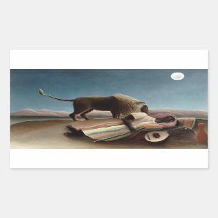 Los durmientes pegatinas gitanos de Rousseau