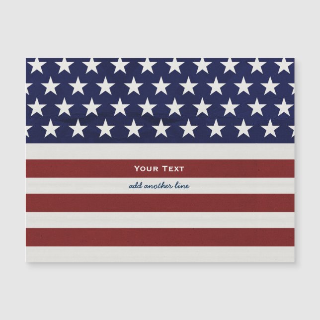 Los E.E.U.U. bandera americana personalizado (Anverso)