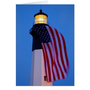 Los E.E.U.U., Georgia, isla de Tybee, bandera que