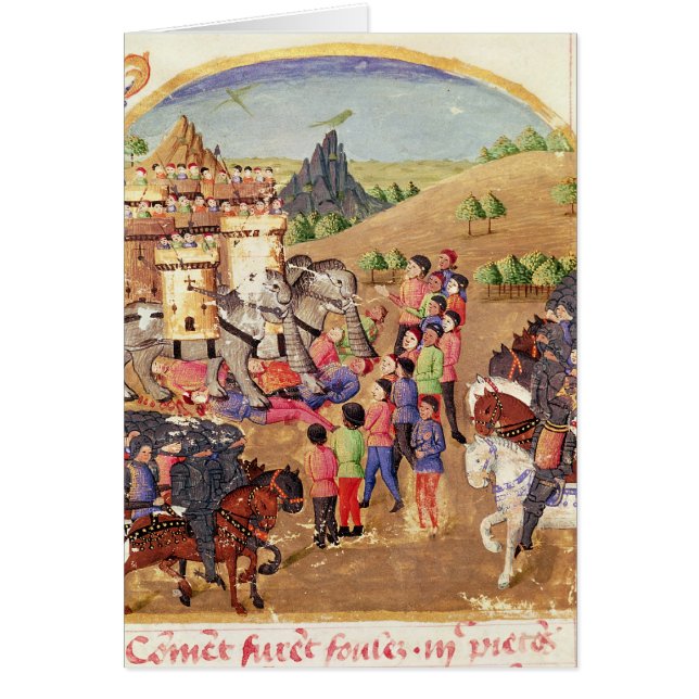 Los elefantes de la guerra (Frente)