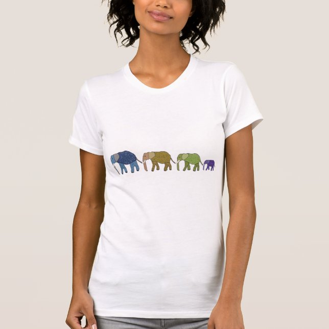 Los elefantes nunca olvidan las camisetas (Anverso)