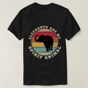 Los elefantes son mi camiseta animal espiritual