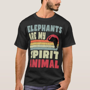 Los elefantes son mi camiseta animal espiritual