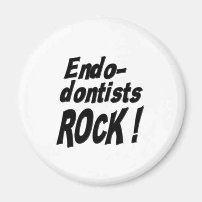 ¡Los endodoncistas rompen! Imán (Frente)