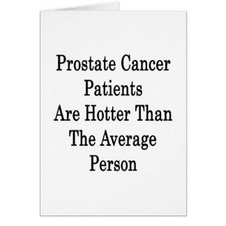 Los enfermos de cáncer de la próstata son más