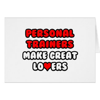 Los entrenadores personales hacen grandes amantes