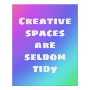 Los espacios creativos rara vez son Posters maread