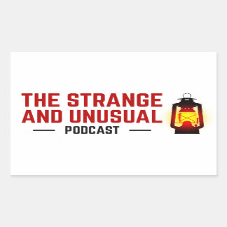 Los extraños e inusuales Pegatinas de podcast
