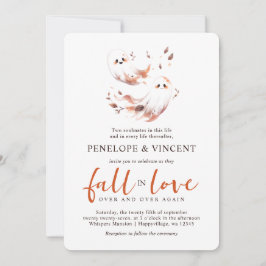 Los Fantasmas Caen En El Amor Invitación A La Boda