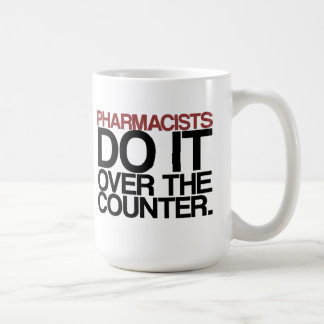 Los farmacéuticos lo hacen sobre la" taza