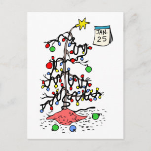 Los Felices Navidad tardíos Postal-Ven la