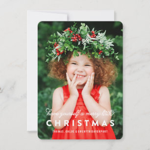 Los Felices pequeños Navidad cubrieron la tarjeta