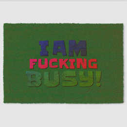 ¡Los felpudos y las alfombras al aire libre estoy