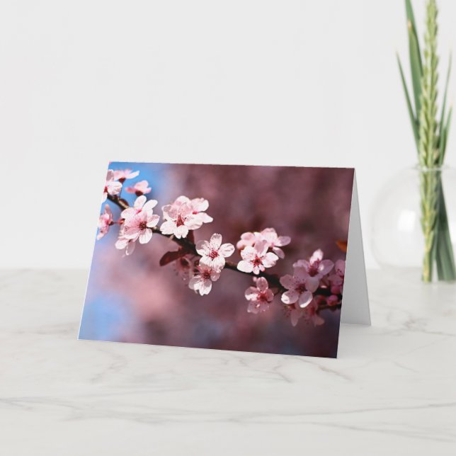 Los flores de la abuela - tarjeta de felicitación (Anverso)