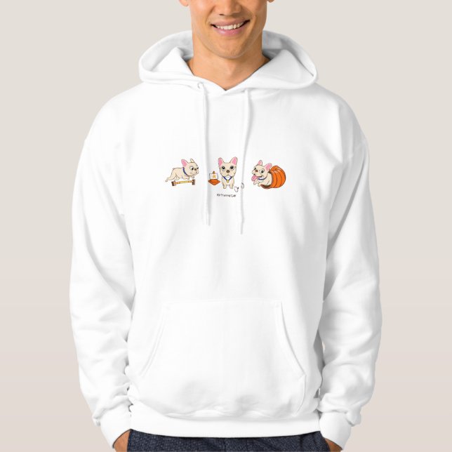 Los Frenchies: Sudadera con capucha (Anverso)