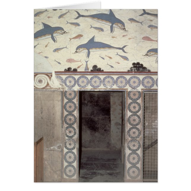 Los frescos del delfín en el cuarto de baño de la (Frente)