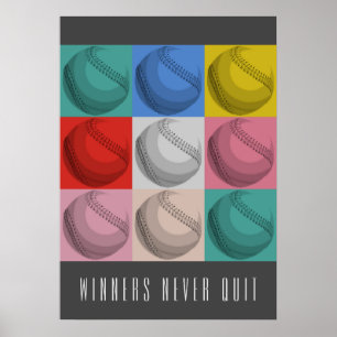 Los ganadores nunca abandonan el arte pop Inspirad