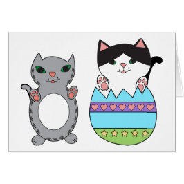 Los gatos de Pascua se divierten