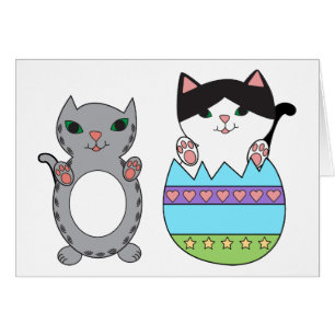 Los gatos de Pascua se divierten