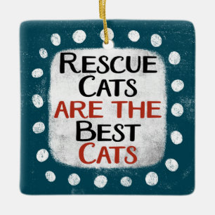 Los Gatos De Rescate Son El Mejor Ornamento De Gat