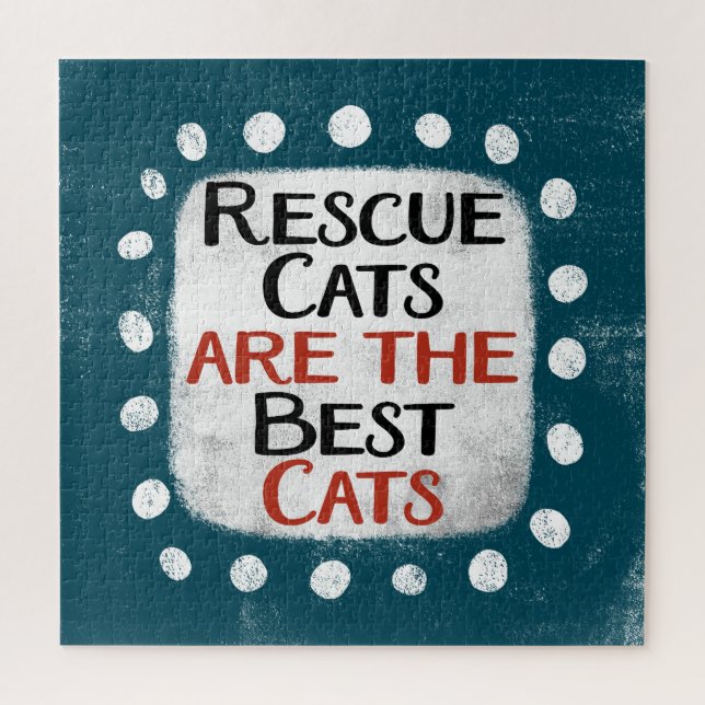 Los Gatos De Rescate Son El Mejor Rompecabezas De  (Vertical)
