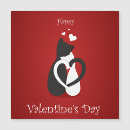 Los gatos El día de San Valentín guapos