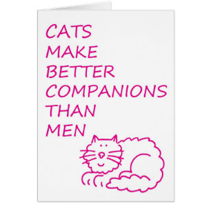 Los gatos hacen mejores compañeros que los hombres