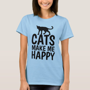 LOS GATOS ME HACEN FELIZ, camisetas y camisetas to
