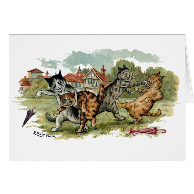 Los gatos negocian sacadores (Anverso (Horizontal))