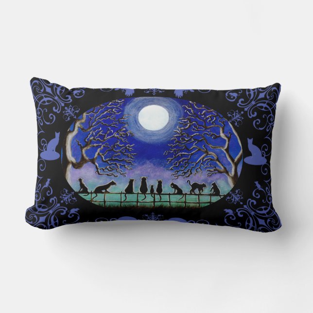 Los gatos negros se dirigen la almohada de la (Anverso)