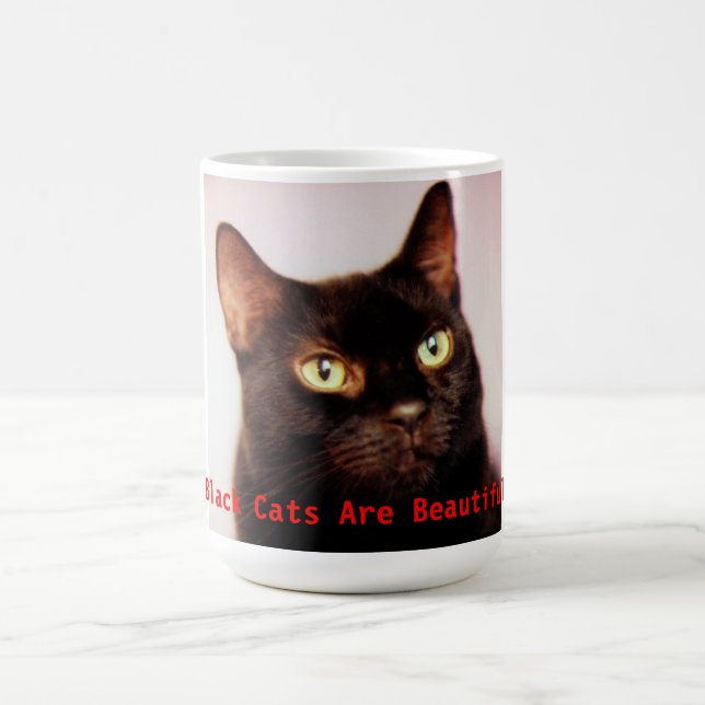 Los gatos negros son taza hermosa (Centro)