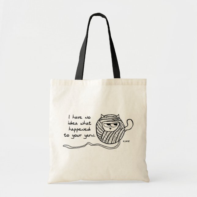 Los gatos roban el hilado - la bolsa de asas (Frente)