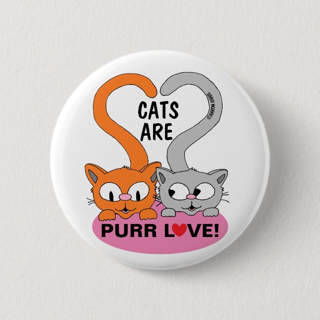 Los gatos son botón de amor puro (Anverso)