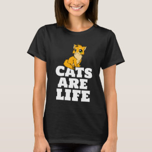 LOS GATOS SON CAMISETAS DE CAMISETAS DE GINGER