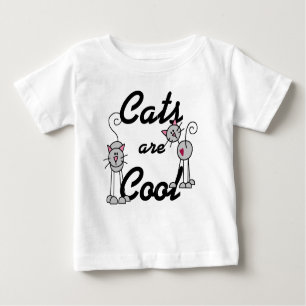 Los gatos son camisetas y regalos frescos