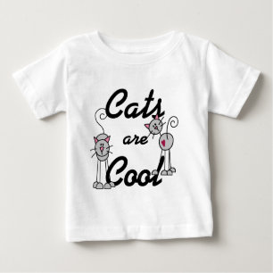 Los gatos son camisetas y regalos frescos
