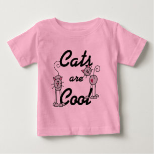 Los gatos son camisetas y regalos frescos