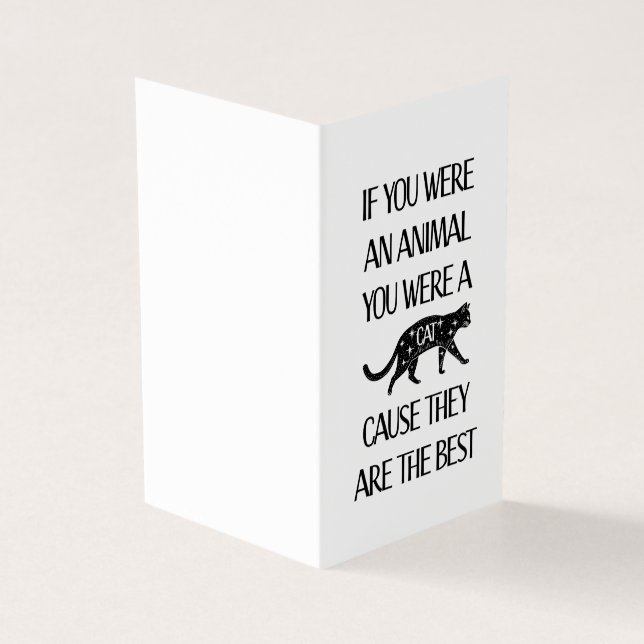 Los gatos son los mejores, Tarjeta para el amante  (Exterior)