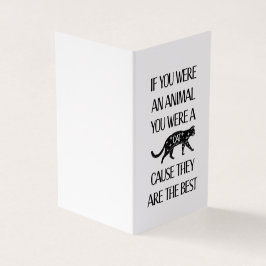 Los gatos son los mejores. Tarjeta perfecta para e