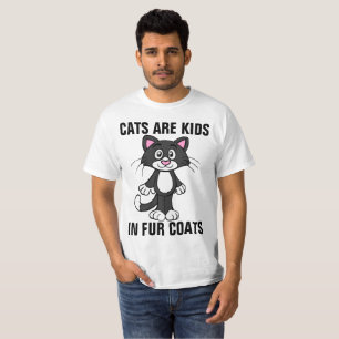 LOS GATOS SON NIÑOS CON Camisetas FUR COATS