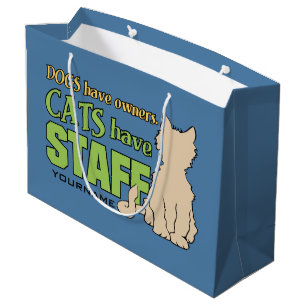 LOS GATOS TIENEN bolsas de regalo de personalizado
