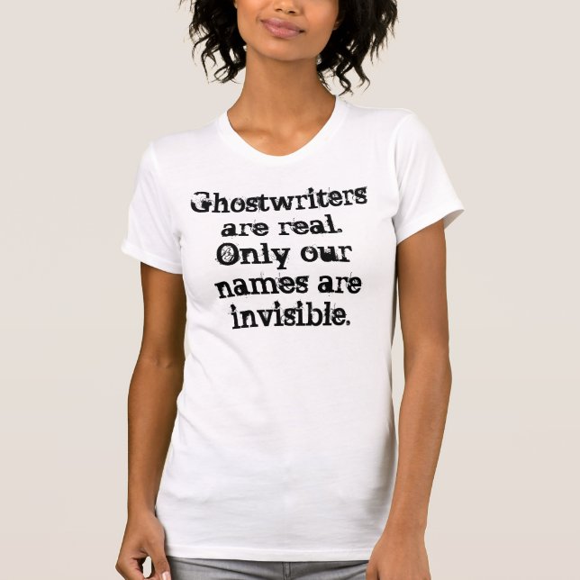 Los Ghostwriters son camiseta real (Anverso)