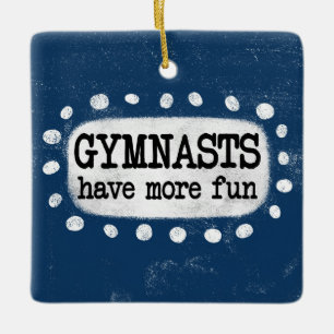 Los gimnastas tienen un ornamento más divertido