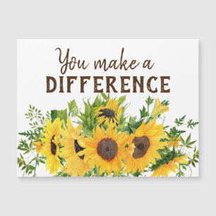 Los girasoles con ti hacen una cita diferente