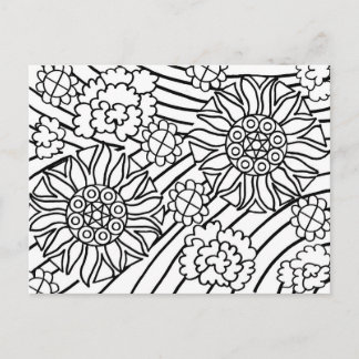 Los girasoles en verano colorean su tarjeta