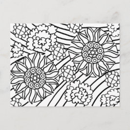 Los girasoles en verano colorean su tarjeta