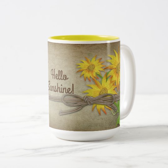 Los girasoles - taza - personalizan
